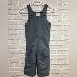 Children’s place size 3T, gray snow pants,  Overalls, Velcro adjustable